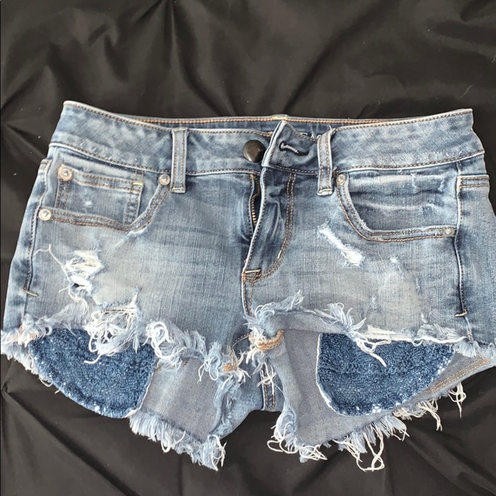 American eagle jean shorts